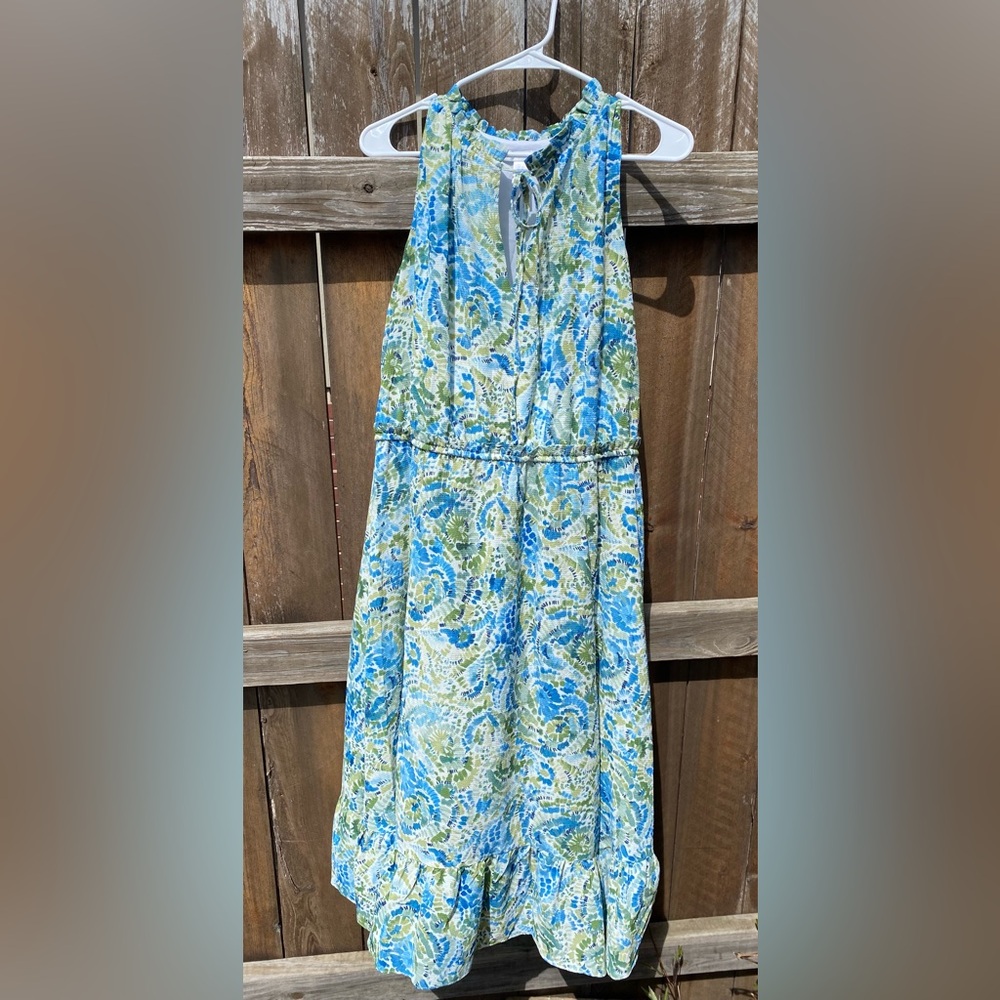 London Times floral fit & flare midi dress -14 / wedding guest / summer dress